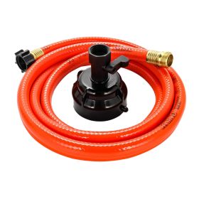 Camco Rhino Flex 10' Clean Out Hose System 5/8" W/ Rinse Cap